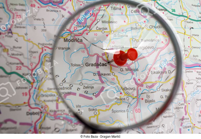 Gradacac Map Gradačac - preuzmite fotografiju | Foto Baza