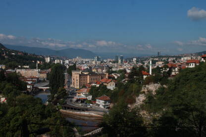 Panorama Sarajeva u kasno ljeto, 2021