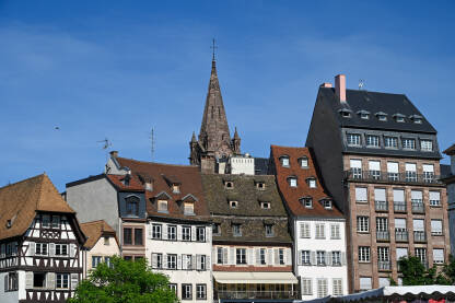 Strasbourg, Francuska: Zgrade u centru grada.