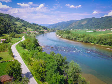 Jedna od najljepšihi rijeka, rijeka Drina, Bratunac.