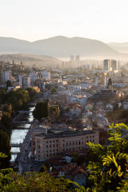 Panoramski pogled na Sarajevo