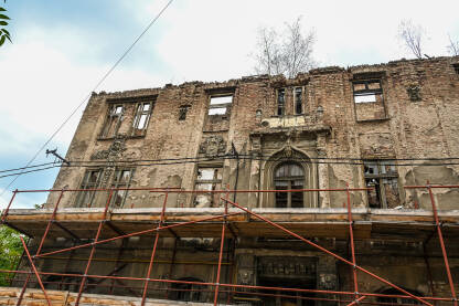 Oštećene zgrade u Sarajevu, BiH. Razuršene zgrade tokom rata.