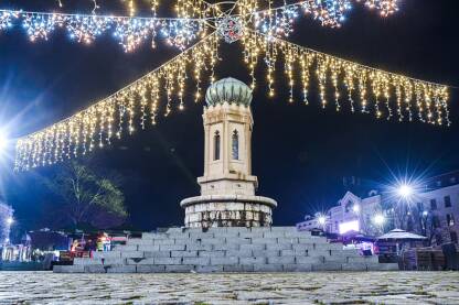 Tuzla u vrijeme novogodišnjih praznika.