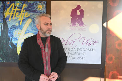 Željko Lazarević, Udruženje građana Centar za podršku u zajednici “Beba više” nastalo je iz potrebe da se pomognu i podrže svi ljudi koji se bore sa sterilitetom.