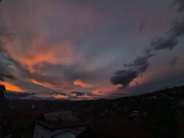 Zalazak sunca iznad Sarajeva