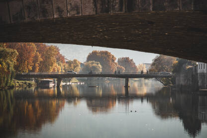 Jesenja panorama trebinjskih mostova.
