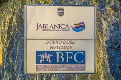 Jablanica je prva općina u HNK-Ž sa certifikatom BFC SEE. Jablanica je nosilac cartifikata općine sa povoljnim poslovnim okruženjem BFC.