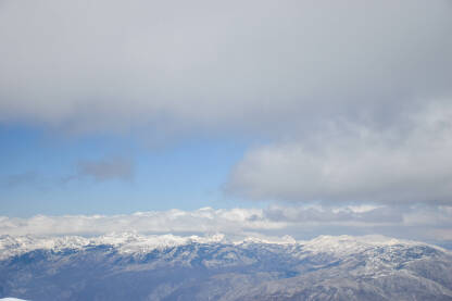 Planina Čvrsnica tokom zime.