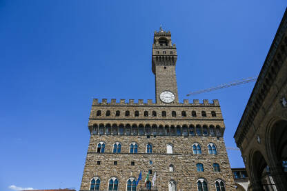 Firenza, Italija: Palazzo Vecchio je gradska vijećnica u Firenci. Vijećnica se nalazi na trgu Piazza della Signoria.