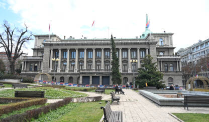 Zgrada Predsjedništva Republike Srbije. Zgrada Predsjedništva Republike Srbije. Institucije Srbije. Novi dvor, sjedište predsjedništva Srbije.