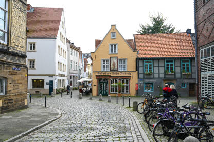 Bremen, Njemačka, zgrade i ulice u centru grada.