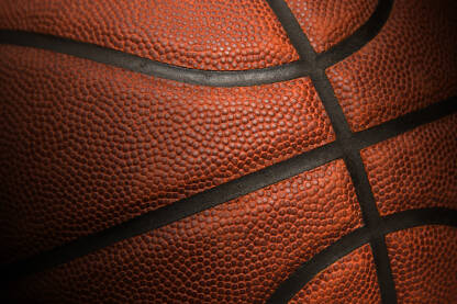 Makro fotografija košarkaške lopte