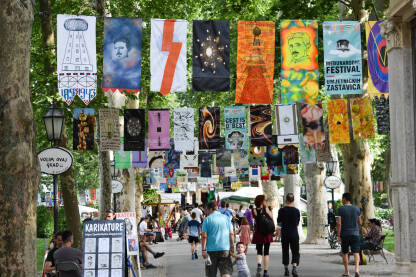 Međunarodni festival zastavica. Zagreb.