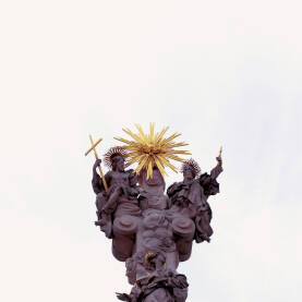 Barokni stub svetog trojstva na Zelenom Trgu, memorijal kuge u Brnu, Češka