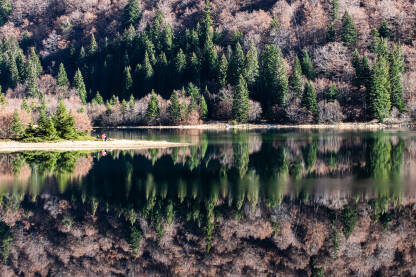 Trnovačko Jezero na planini Maglić.