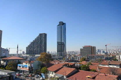Ankara, Turska, moderne zgrade u gradu. Ankara, Turska, moderne zgrade u gradu. Neboderi.