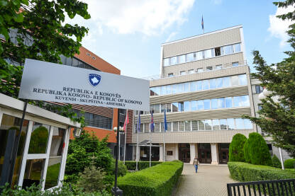 Priština, Kosovo: Skupština Kosova. Institucije Kosova.