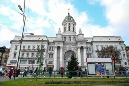 Arad, Rumunija, historijske zgrade u centru grada.