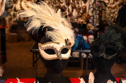 Maska za karneval. Venecija, Italija.