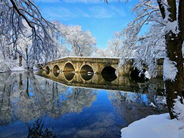 Rimski most zimi, Ilidža