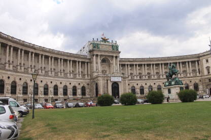 Beč, Austrija, Hofburg, statua.