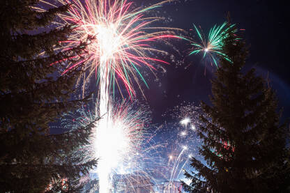 Proslava Nove godine, vatromet