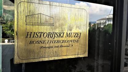 Tabla Historijskog muzeja Bosne i Hercegovine
