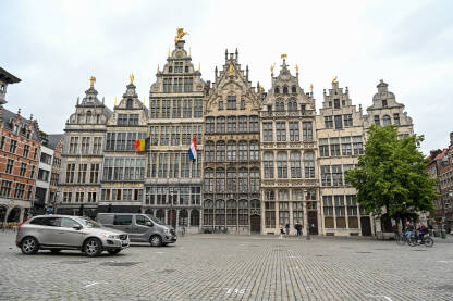 Antwerp, Belgije. Zgrade u centru grada.