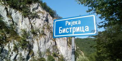Tabla "Rijeka Bistrica", općina Foča.