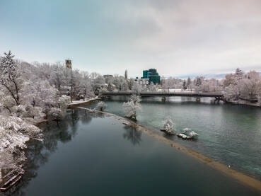 Zima u Bihaću, snimke dronom