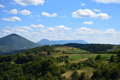 Pogled na planinu Osmača.