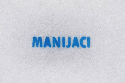 Manijaci, grafit na zidu Grafit navijačke skupine fudbalskog kluba Željezničar.