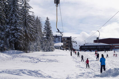 Ski lift na Vlašiću.
