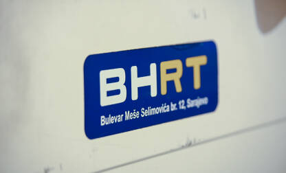 BHRT. Logo Bosanskohercegovačke radiotelevizije. Javni radiotelevizijski servis Bosne i Hercegovine.