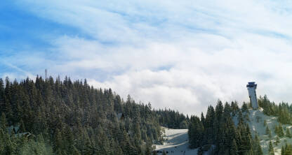 Planina Vlašić po snijegom.