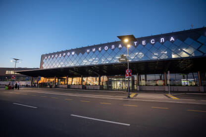 Nova zgrada Aerodrom Nikola Tesla Beograd, Belgrade, Serbia