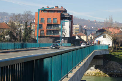 Zeleni most u Banjaluci sa dominantnom ogradom