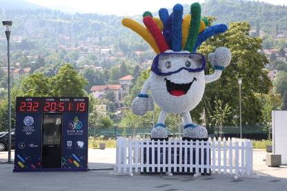 Maskota EYOF-A2019 Europskih olimpijskih igara za mlade - Groodvy