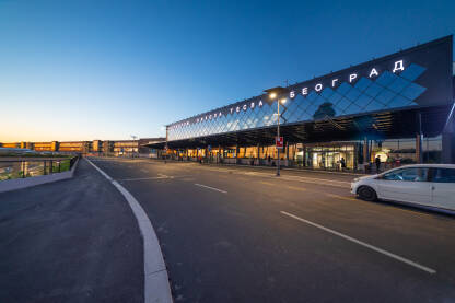 Nova zgrada Aerodrom Nikola Tesla Beograd, Belgrade, Serbia