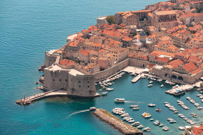 Dubrovnik, Stari Grad, snimljen sa vidikovca Srđ.