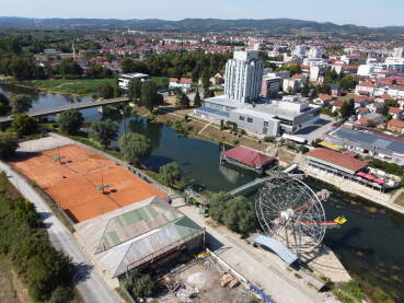 Panoramski snimak grada Prijedora