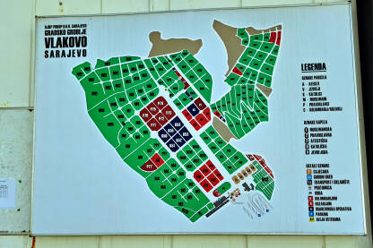 Gradsko groblje Vlakovo Gradsko groblje Vlakovo, Sarajevo. Mapa gradskog groblja.