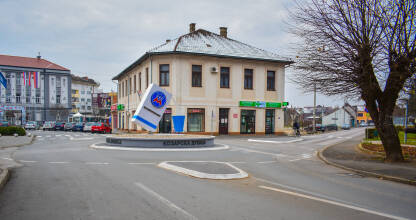 Kruzni tok u Kozarskoj Dubici sa logom Mlijekoprodukt