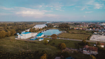 Dron snimak fabrike vode u Brčkom