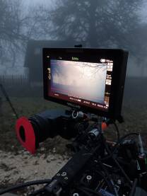 Ekran filmske kamere. Kadar u magli