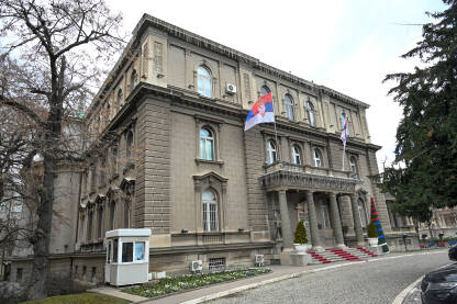Zgrada Predsjedništva Republike Srbije. Zgrada Predsjedništva Republike Srbije. Institucije Srbije. Novi dvor, sjedište predsjedništva Srbije.