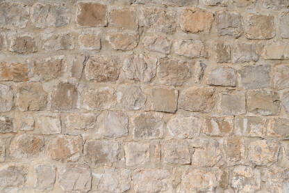 Tekstura zida. Stari kameni zid.