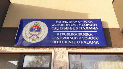 Tabla Osnovnog Suda u Sokocu, odjeljenje na Palama