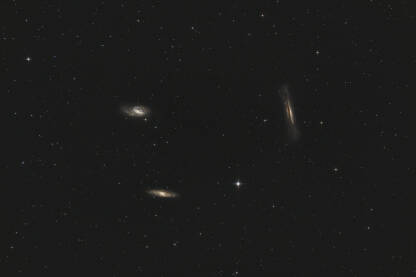 Skup galaksija "Leo Triplet" snimljen teleskopom