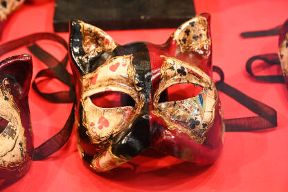 Maske za karneval. Venecija, Italija.